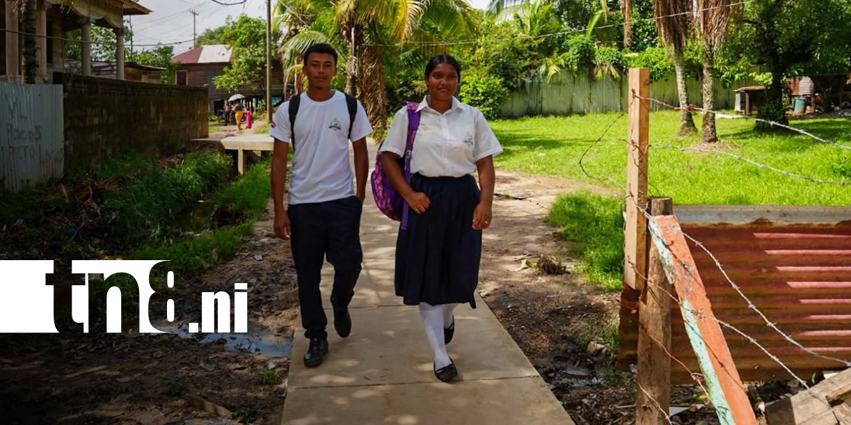 Foto: Andenes mejoran movilidad de familias en Bilwi/TN8