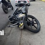 Accidente en Managua deja tres lesionados, entre ellos un menor de edad Foto: Accidente deja tres heridos en Managua/TN8