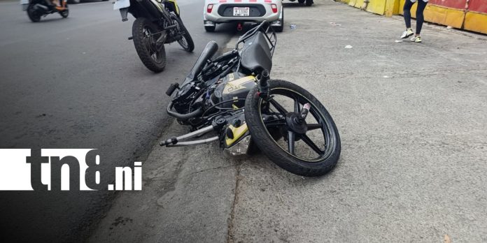 Foto: Accidente deja tres heridos en Managua/TN8