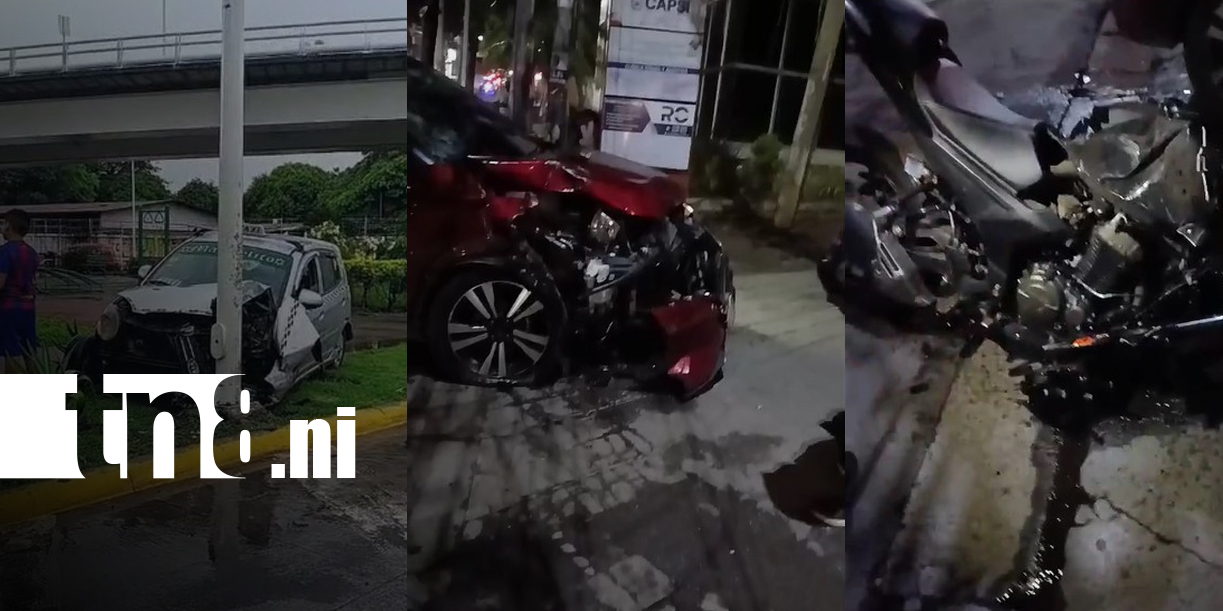 Foto: Managua: dos accidentes elevan alerta vial este domingo/TN8