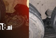 Tragedia en León: motociclista pierde la vida en choque múltiple en La Paz Centro Foto: Joven motociclista muere en trágico accidente en León/TN8
