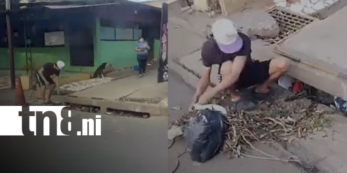Foto:Multado por arrojar basura en Managua/TN8