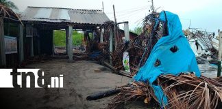 Foto: Fuerte oleaje causa daños en ranchos de Paso Caballo, Corinto/TN8