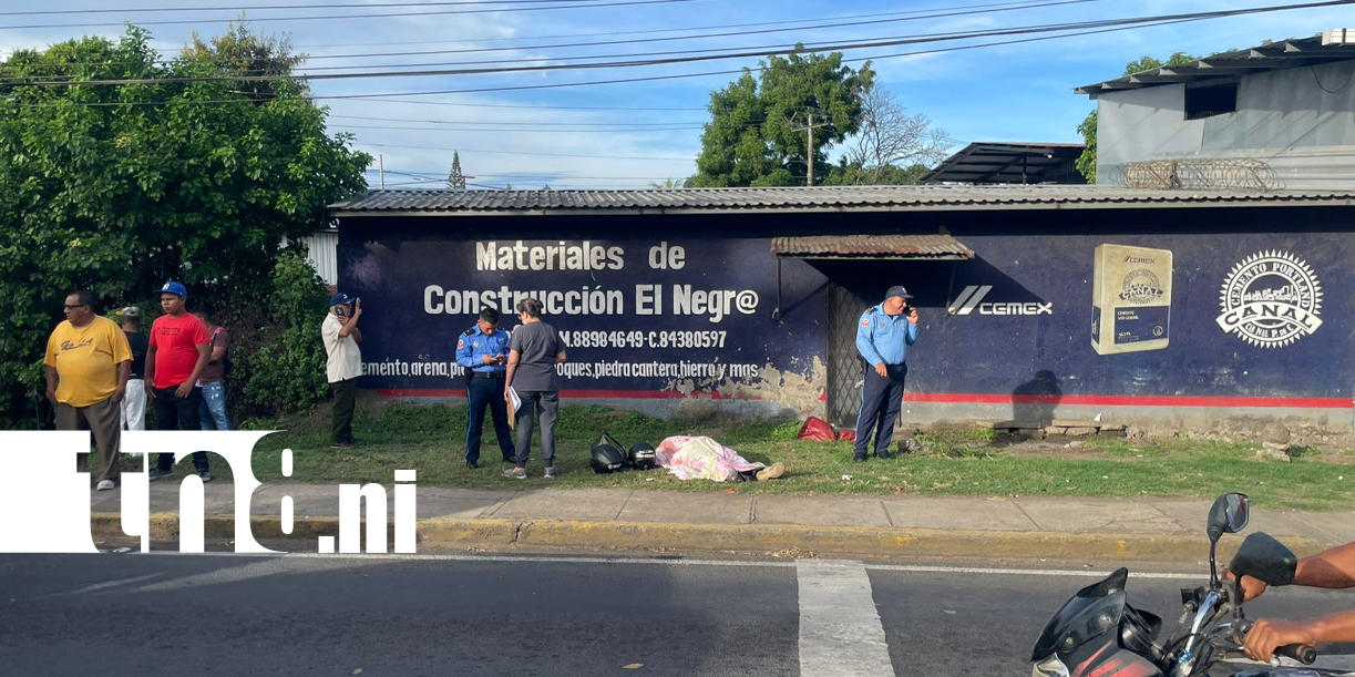 Foto: Accidente vial cobra la vida de una mujer en Masaya /TN8
