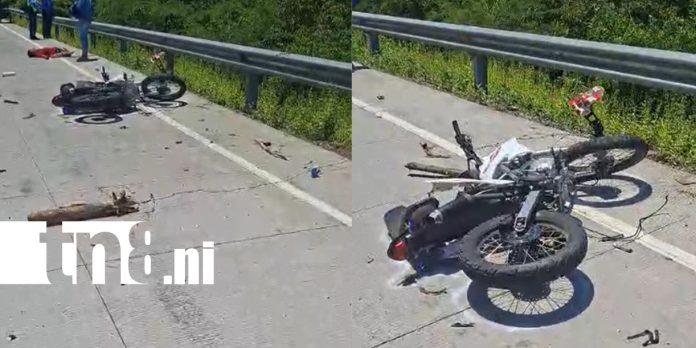 Foto: Accidente en Chinandega deja a motociclista entre la vida y la muerte /TN8 Foto: Accidente en Chinandega deja a motociclista entre la vida y la muerte /TN8
