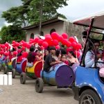Nandaime vive colorido desfile de carrozas rumbo a la elección de su nueva reina Foto: Emoción y cultura marcaron el desfile de carrozas en Nandaime /TN8