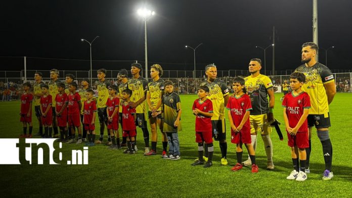Foto: Un cierre insólito de fútbol en Chinandega/TN8