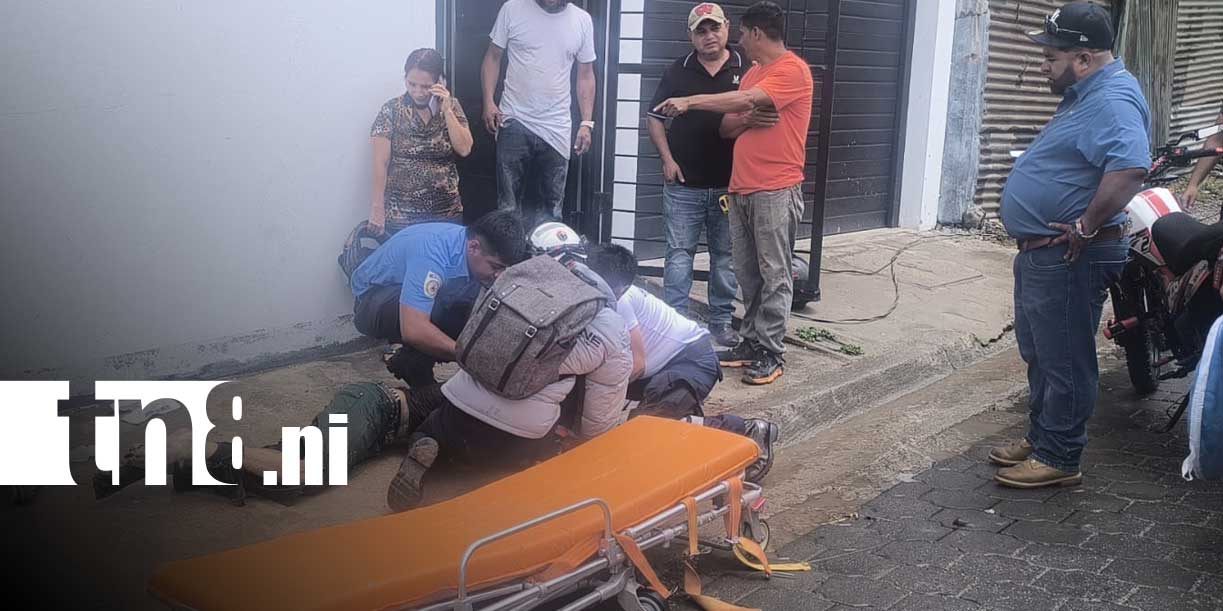Foto:Joven albañil sufre brutal descarga eléctrica y cae de una segunda planta en Estelí/TN8
