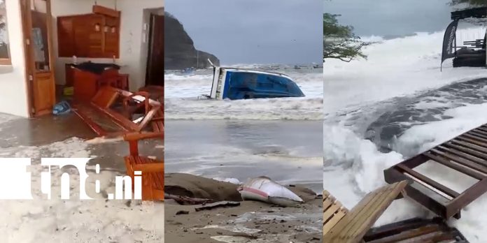 Foto: Mar de fondo provoca desastres en San Juan del Sur y Tola /TN8