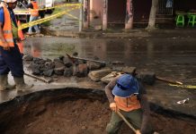 Alcaldía de Managua atiende daños en vía de San Judas por lluvias Foto:Alcaldía de Managua atiende emergencia vial en San Judas tras fuertes precipitaciones/Cortesía