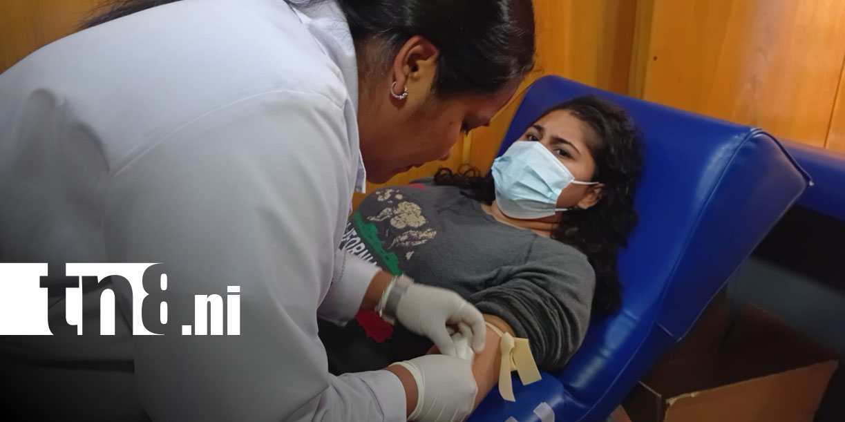 Foto: Managua se une para salvar vidas donando sangre/TN8
