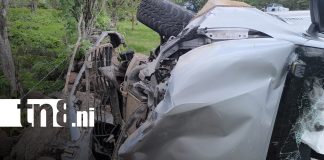 Foto: Faustino sobrevive a brutal accidente en Estelí/TN8
