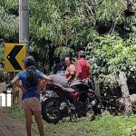 Motociclista grave tras fuerte choque en El Madroñal, Ometepe Foto: Motociclista grave tras choque en Ometepe/TN8