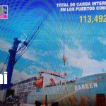 Puertos del país superan las 113 mil toneladas en actividad comercial semanal Foto:Puertos de Nicaragua movilizan más de 113 mil toneladas de carga en una semana/TN8