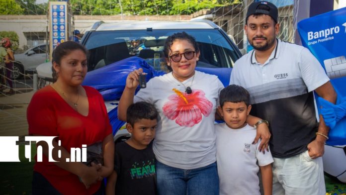 Foto: La suerte llegó a Masatepe con una Toyota Yaris Cross/TN8 Foto: La suerte llegó a Masatepe con una Toyota Yaris Cross/TN8