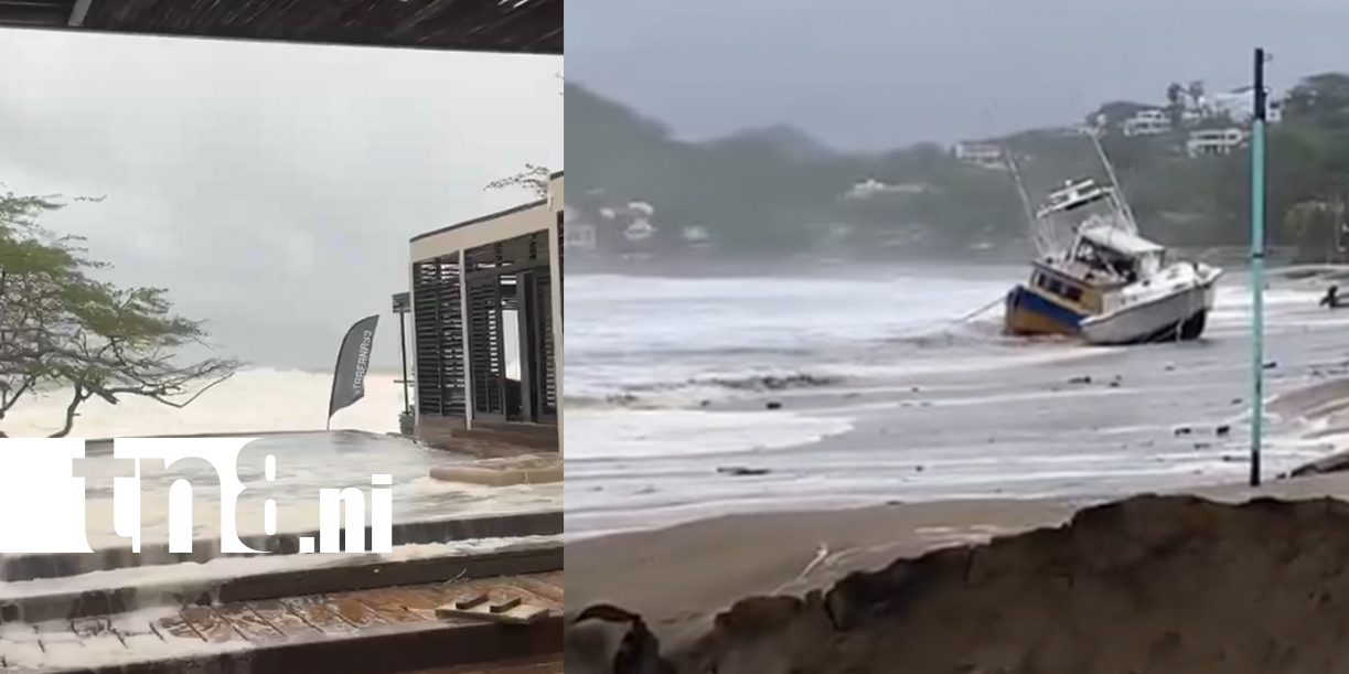 Foto: Mar de fondo provoca desastres en San Juan del Sur y Tola /TN8