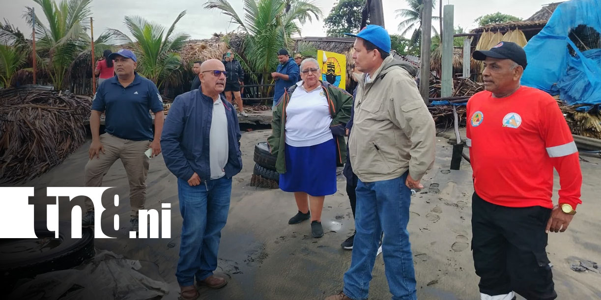 Foto: Fuerte oleaje causa daños en ranchos de Paso Caballo, Corinto/TN8