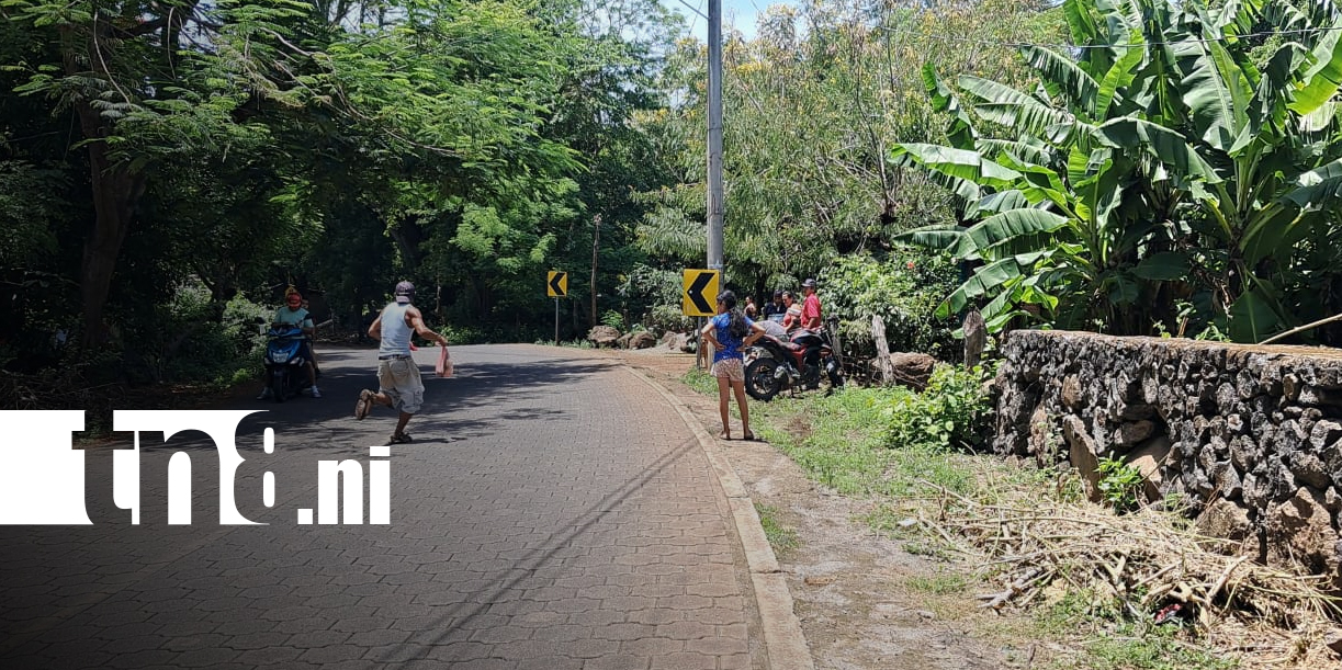 Foto: Motociclista grave tras choque en Ometepe/TN8