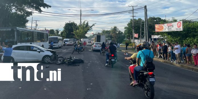 Foto: Accidente vial cobra la vida de una mujer en Masaya /TN8 Foto: Accidente vial cobra la vida de una mujer en Masaya /TN8