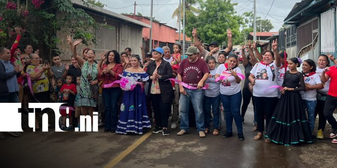 FOTO:Managua se transforma: inauguran nuevas calles en Concepción de María/TN8