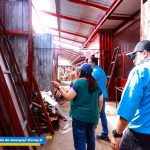 Autoridades supervisan avances de reconstrucción en el Mercado Ernesto Fernández de Masaya Foto: Visita de la alcaldesa de Masaya a obras de reparación en el mercado municipal / TN8