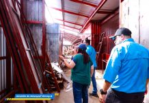 Autoridades supervisan avances de reconstrucción en el Mercado Ernesto Fernández de Masaya Foto: Visita de la alcaldesa de Masaya a obras de reparación en el mercado municipal / TN8
