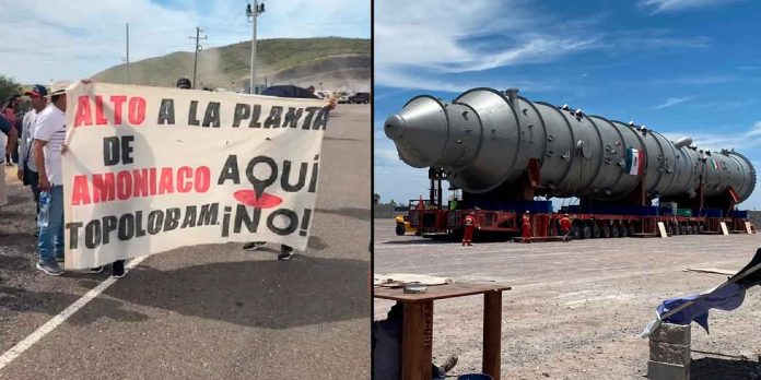 Foto: Amenaza por planta de amoníaco en México /Cortesía