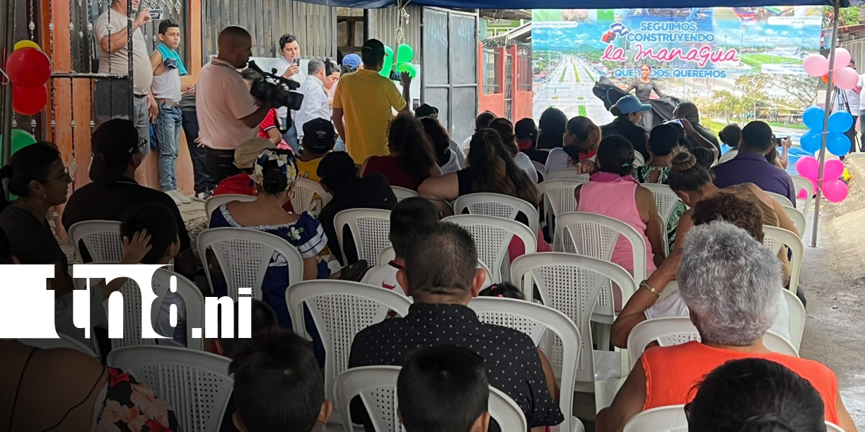 FOTO:Managua se transforma: inauguran nuevas calles en Concepción de María/TN8