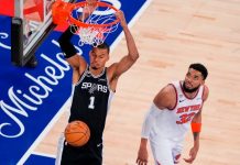 Los Knicks buscan tomar ventaja 3-1 sobre los Spurs en el Juego 4 de las Finales victor, wembanyama, san, antonio, spurs,