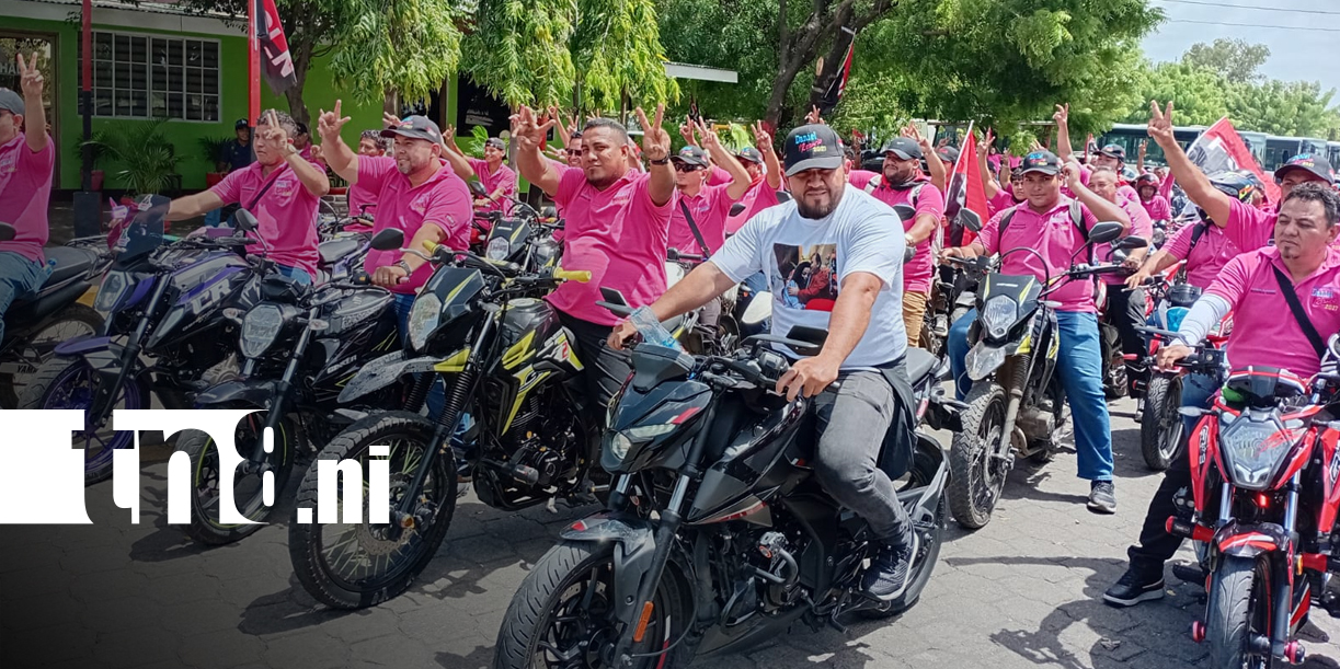 Foto: Más de 700 motociclistas del sector transporte participan en Repliegue Táctico a Masaya/TN8