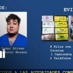 Caen dos hombres con casi 9 kilos de cocaína durante operativo en Chinandega Foto: Operativo policial en Chinandega / TN8