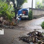 Foto:Basura en cauce de Camilo Ortega amenaza con provocar inundaciones/TN8