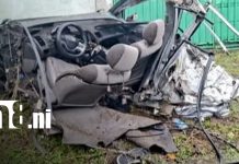 Foto:Fuerte accidente en Carretera Sur deja un lesionado en Las Palmeritas/TN8