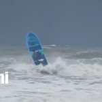 Desafían el fuerte oleaje para encontrar a pescadores desaparecidos en Masachapa Foto: Intensa búsqueda de pescadores desaparecidos en Masachapa /TN8