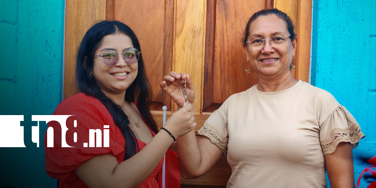 Foto:Gobierno entrega viviendas dignas a dos familias del barrio San Ramón en Rivas/TN8