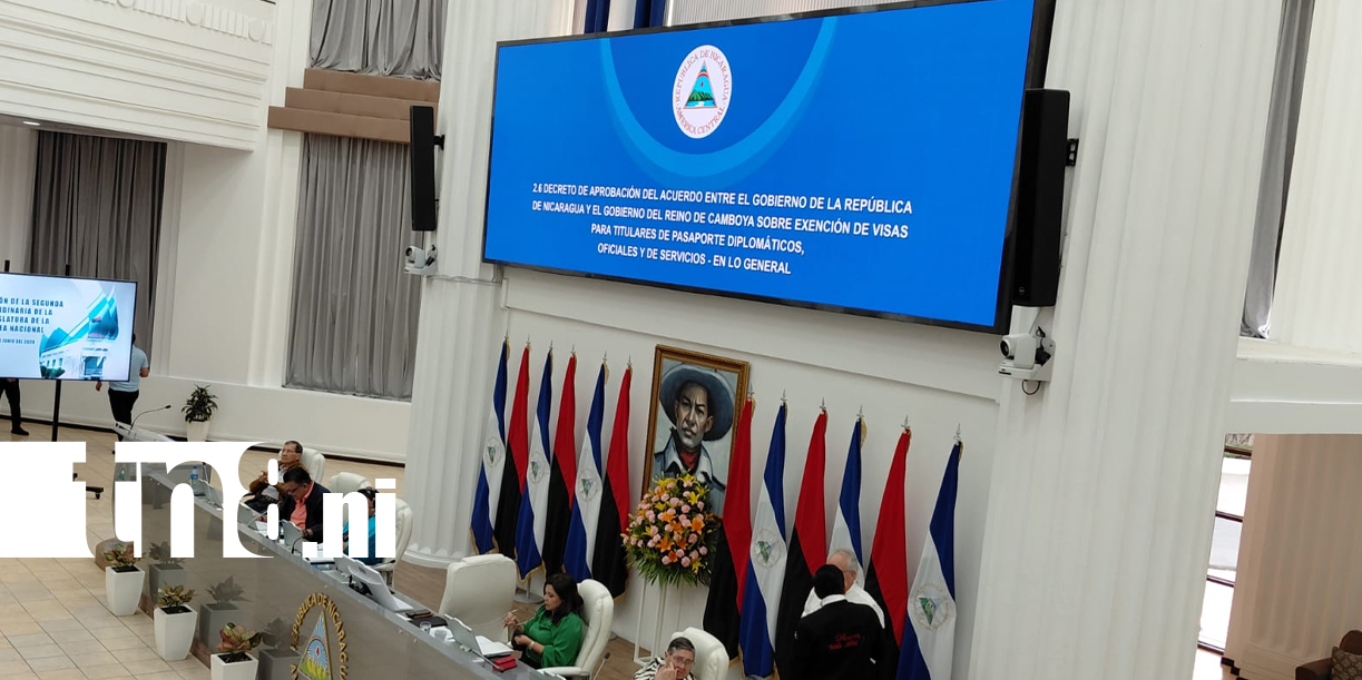 Foto: Nicaragua y Camboya facilitan visas diplomáticas y oficiales /TN8