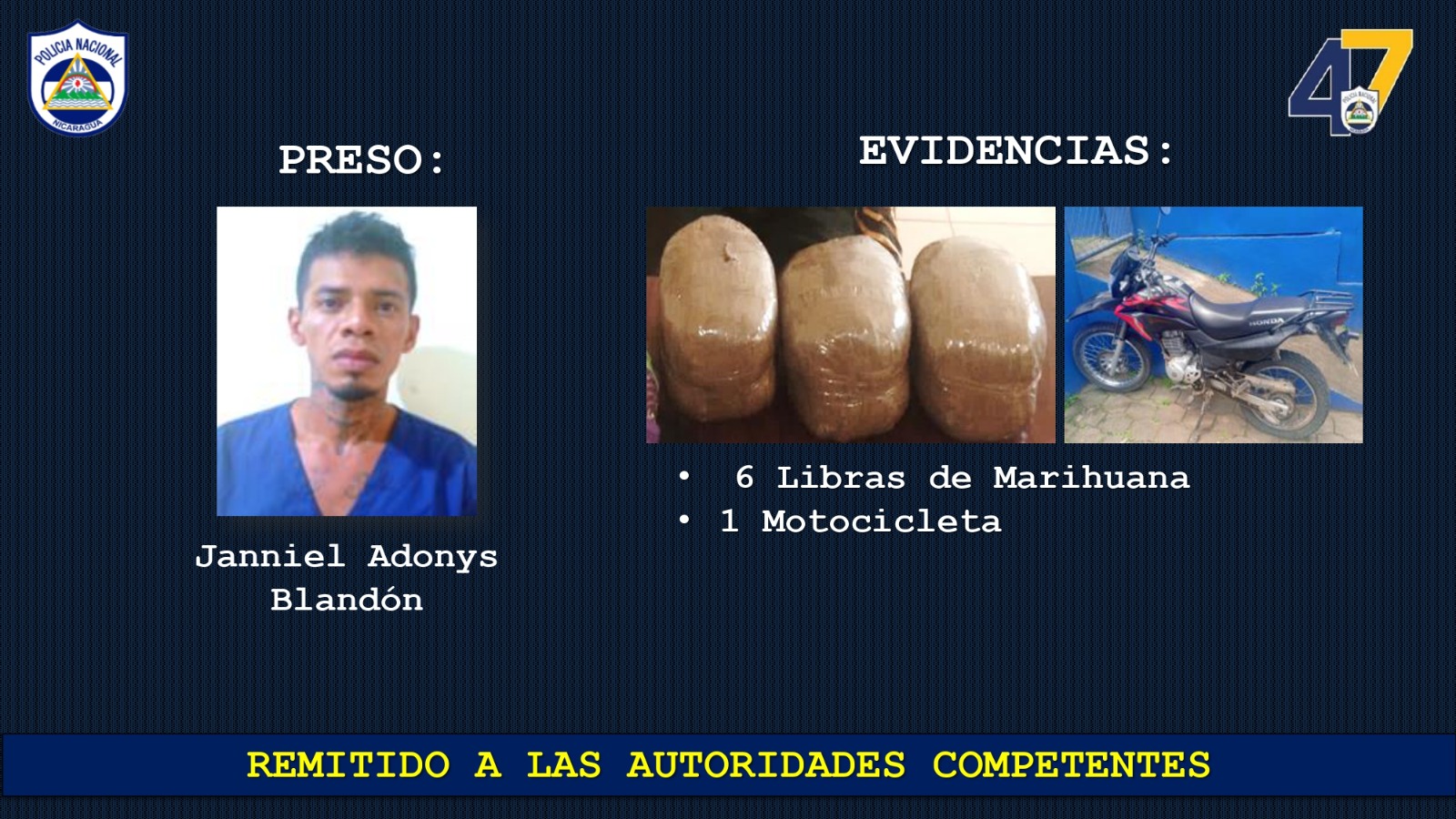 Foto: Operativo antinarcótico en Matagalpa / TN8