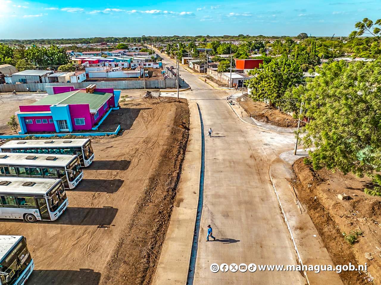 Foto: Nuevas calles en Villa Jerusalén, Managua 
