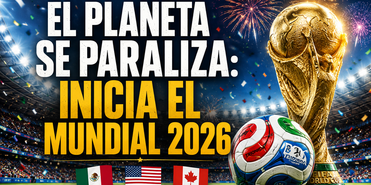 Foto: El planeta se paraliza: inicia el Mundial 2026 /Cortesía