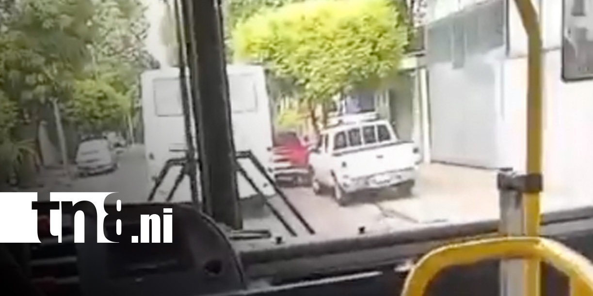 Foto: Alteración al orden público en Managua / TN8