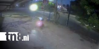 Foto: Accidente de tránsito en el barrio Carlos Marx, Managua / TN8