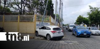Foto: Accidente de tránsito en Monseñor Lezcano, Managua / TN8
