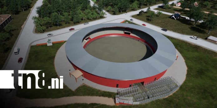 Foto: Construcción del Coliseo Taurino Sixto Jiménez en Somoto / TN8 Foto: Construcción del Coliseo Taurino Sixto Jiménez en Somoto / TN8