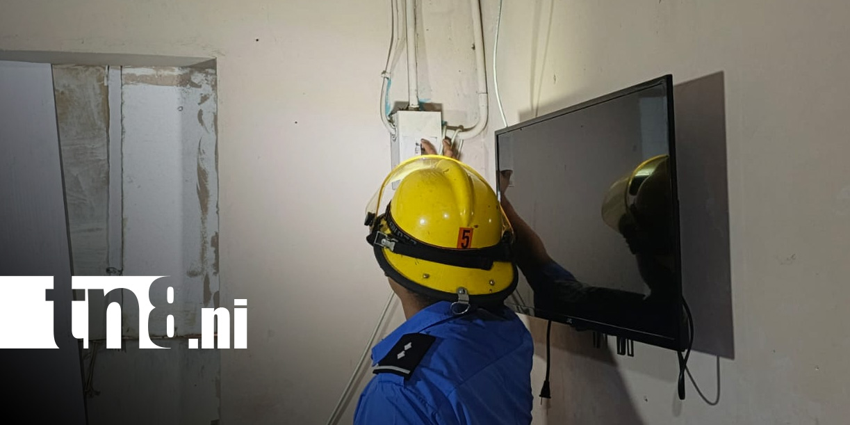 Foto: Inspección de los bomberos en Managua / TN8