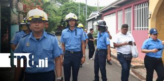Foto: Inspección de los bomberos en Managua / TN8