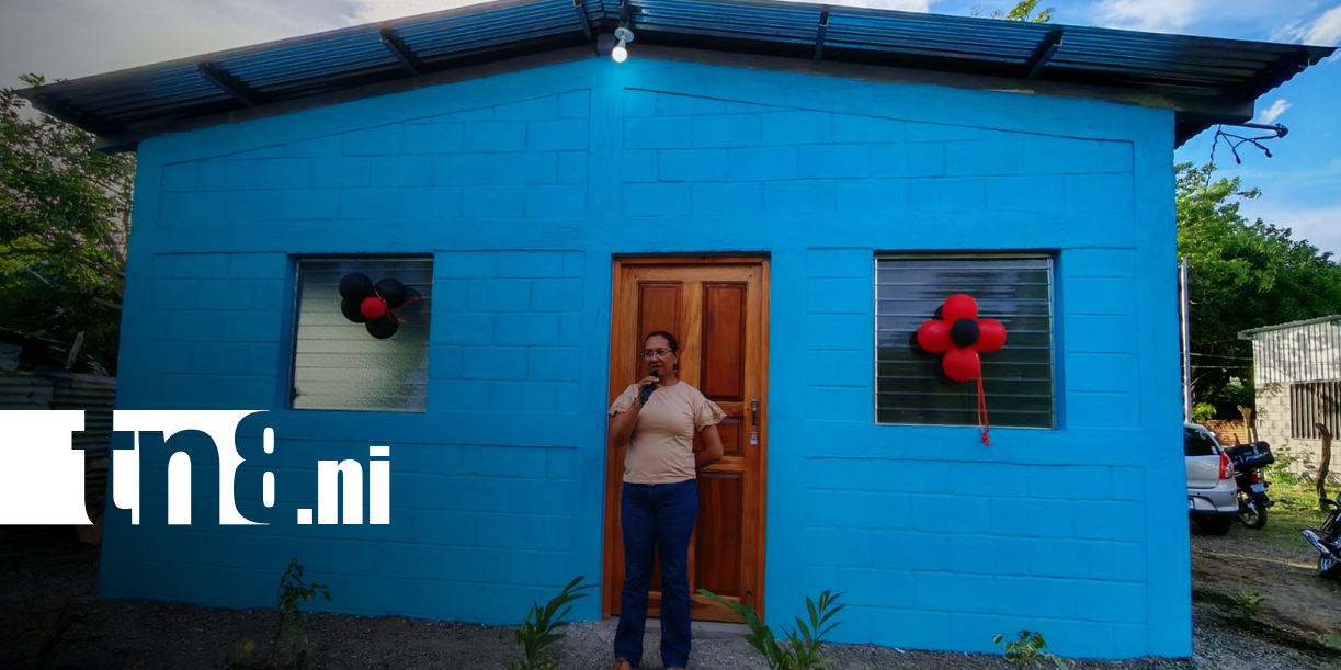 Foto:Gobierno entrega viviendas dignas a dos familias del barrio San Ramón en Rivas/TN8