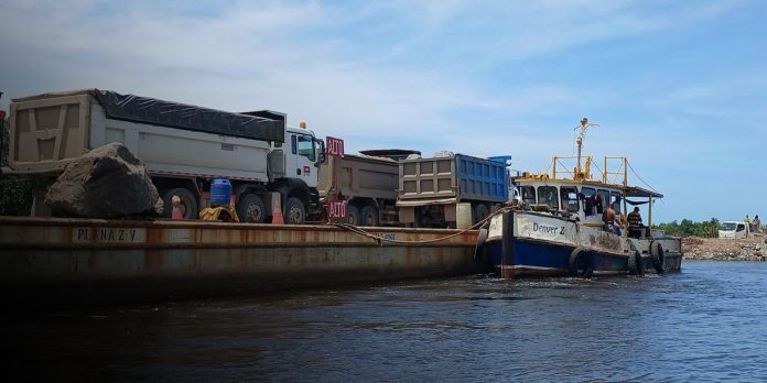 Foto: Trabajos de construcción de puente como obras de Puerto de Aguas Profundas de Bluefields Foto: Trabajos de construcción de puente como obras de Puerto de Aguas Profundas de Bluefields