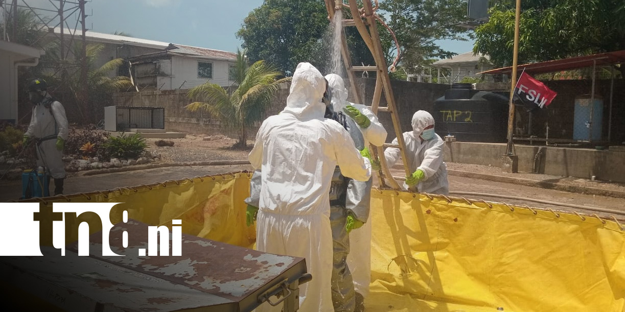 Foto: Simulacro HAZMAT en Bilwi / TN8