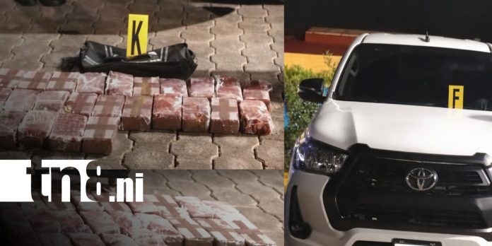 Foto: Operativo policial termina con captura de traficantes de cocaína en la vía Tipitapa a Masaya / TN8