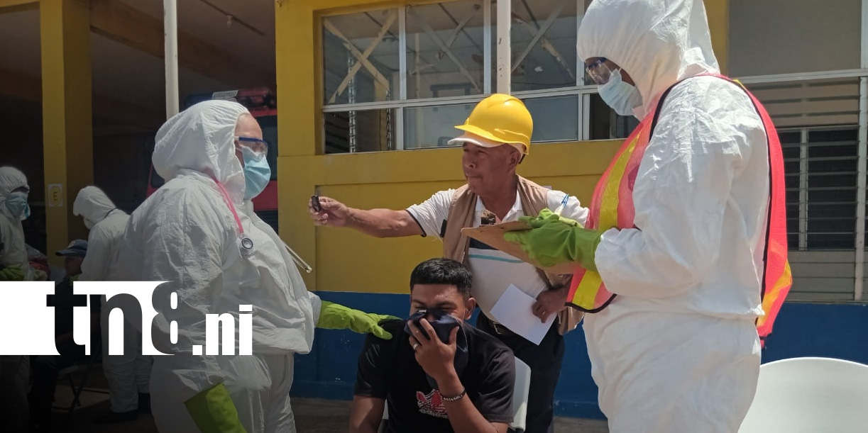 Foto: Simulacro HAZMAT en Bilwi / TN8